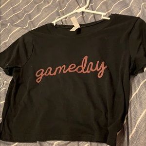 Game day crop top